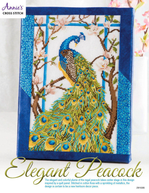Elegant Peacock Cross Stitch Pattern - FULL INSTANT DOWNLOAD | PDF DOCX EPUB