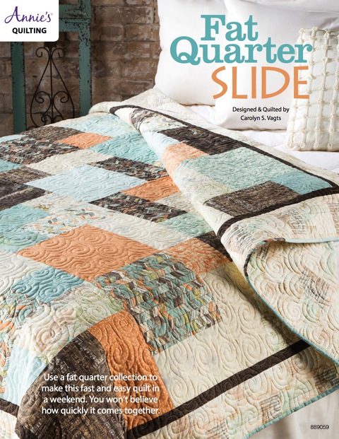 Fat Quarter Slide Quilt Pattern - FULL INSTANT DOWNLOAD | PDF DOCX EPUB