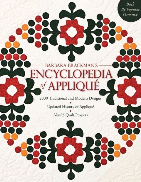 Barbara Brackman's Encyclopedia Of Applique: 2000 Traditional and Modern Designs, Updated History of Applique, New! 5 Quilt Projects - FULL INSTANT DOWNLOAD | PDF DOCX EPUB