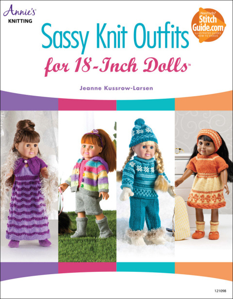 Sassy Knit Outfits: For 18-Inch Dolls - FULL INSTANT DOWNLOAD | PDF DOCX EPUB
