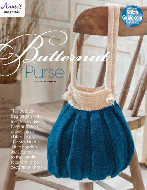 Butternut Purse Knit Pattern - FULL INSTANT DOWNLOAD | PDF DOCX EPUB