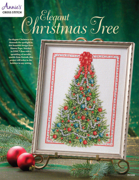 Elegant Christmas Tree Cross Stitch - FULL INSTANT DOWNLOAD | PDF DOCX EPUB