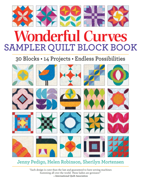 Wonderful Curves Sampler Quilt Block Book: 30 Blocks, 14 Projects, Endless Possibilities - FULL INSTANT DOWNLOAD | PDF DOCX EPUB