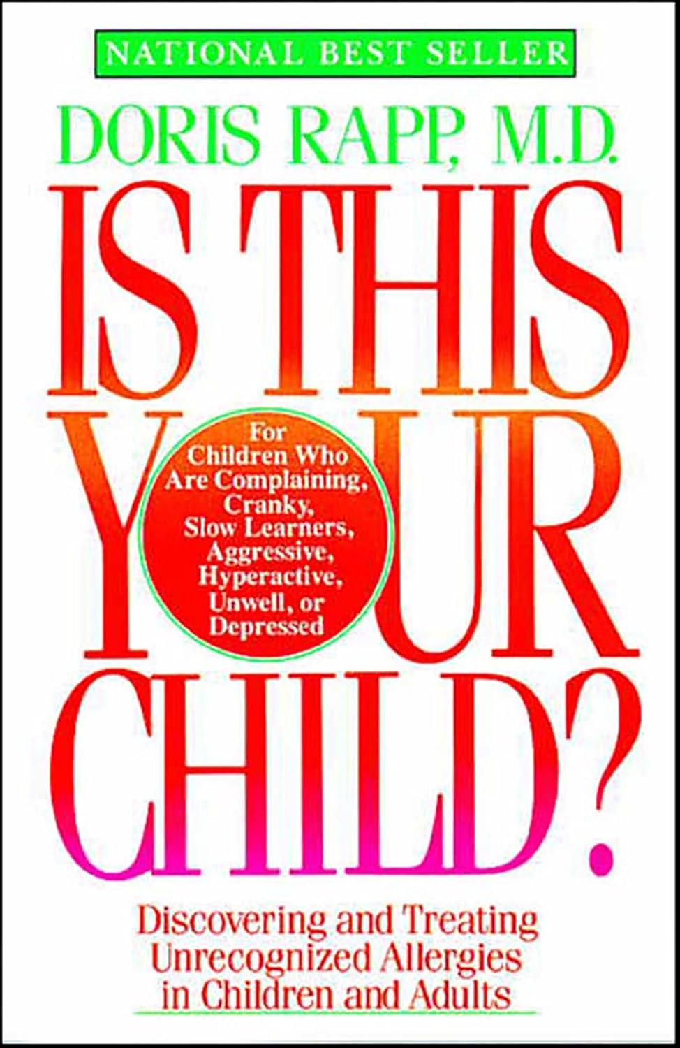 Is This Your Child?: Discovering and Treating Unrecognized Allergies in Children and Adults - FULL INSTANT DOWNLOAD | PDF DOCX EPUB