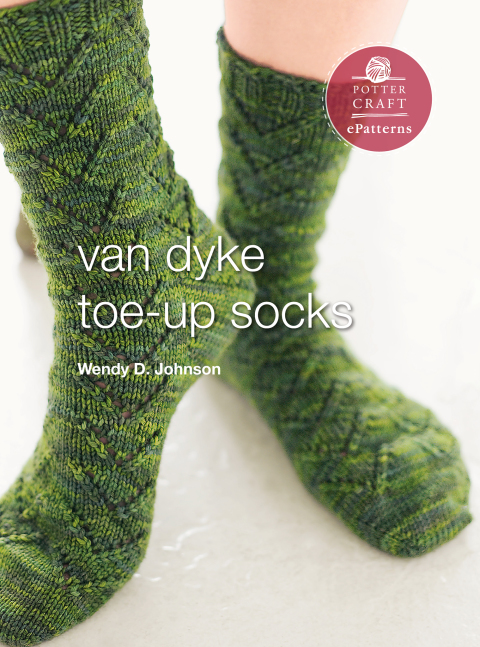 Van Dyke Socks: E-Pattern from Socks from the Toe Up - FULL INSTANT DOWNLOAD | PDF DOCX EPUB
