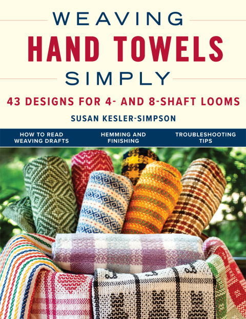Weaving Hand Towels Simply: 43 Designs for 4- and 8-Shaft Looms - FULL INSTANT DOWNLOAD | PDF DOCX EPUB