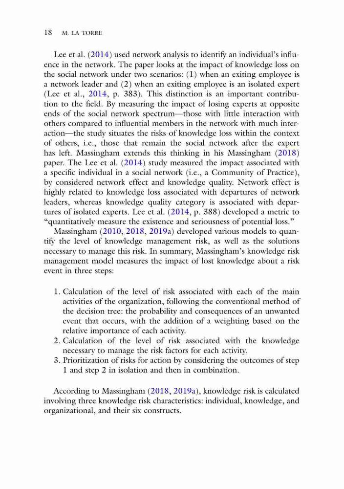Risk in Banking: Developing a Knowledge Risk Management Framework for ...