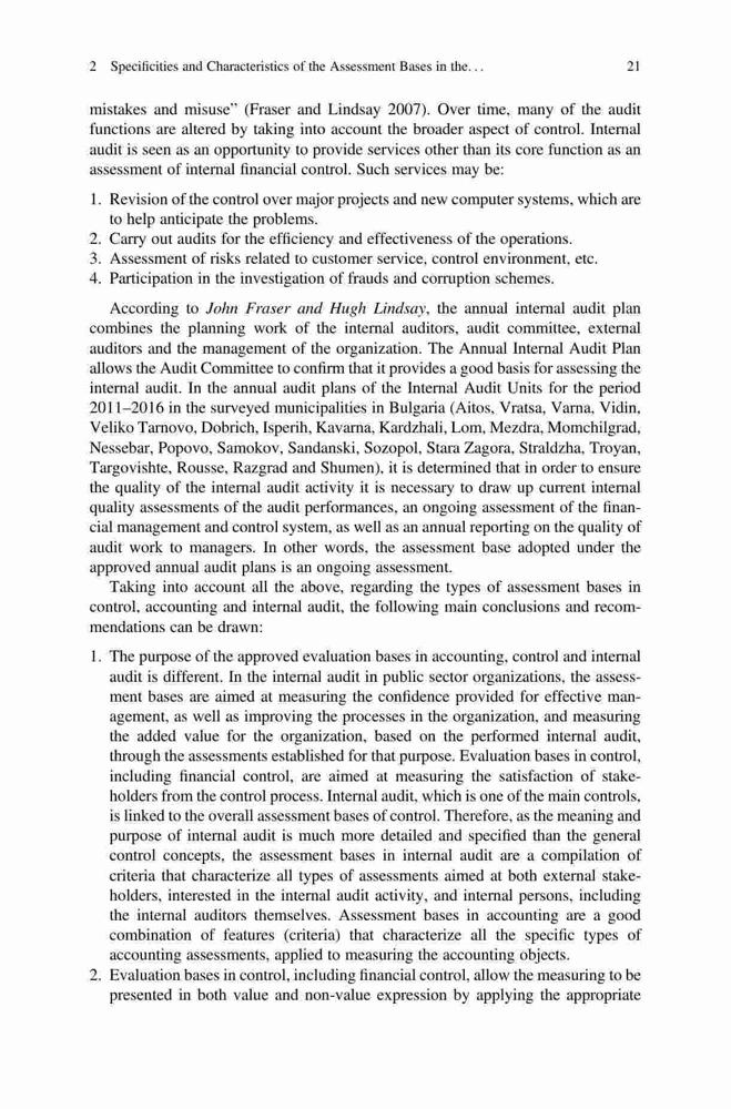 Quality of Internal Auditing in the Public Sector: Perspectives from ...