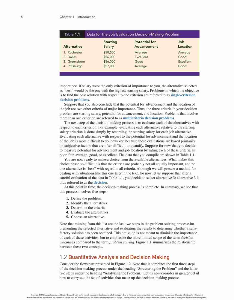 An Introduction to Management Science: Quantitative Approaches to ...