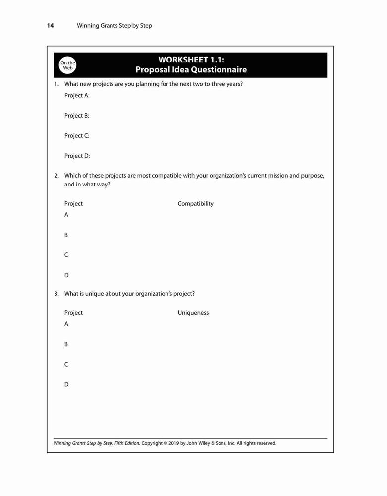 Winning Grants Step by Step: The Complete Workbook for Planning ...