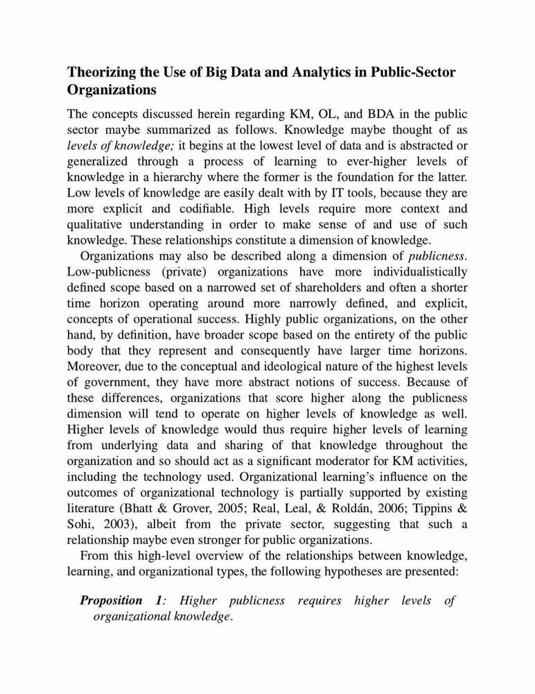 Big Data and Analytics Applications in Government: Current Practices ...