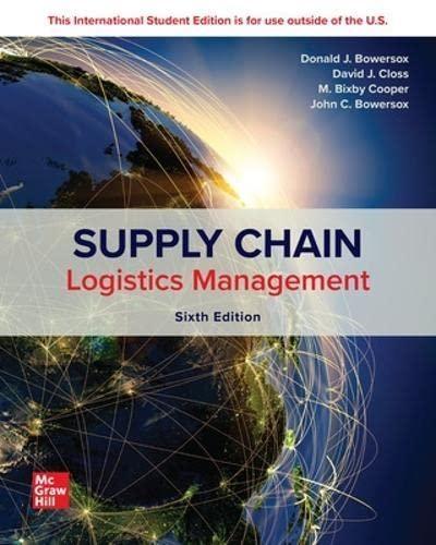 Logistics 6 Supply Chain Logistics Management, 6th Edition – FULL INSTANT DOWNLOAD ...