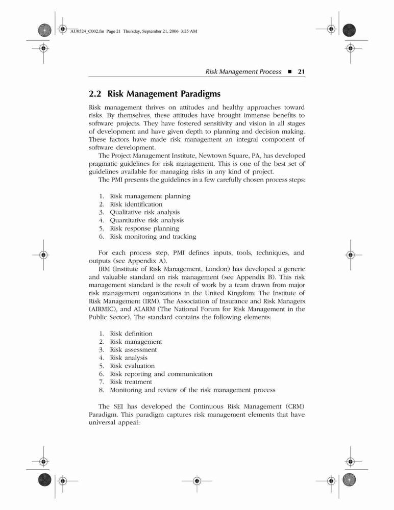 software project management guide | pdf | risk | risk... Applied Software Risk Management: A Guide for Software Project Managers ...