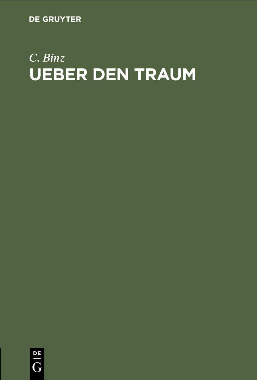 Ueber den Traum: Nach einem 1876 gehaltenen öffentlichen Vortrag, 1st Edition - FULL INSTANT DOWNLOAD | PDF DOCX EPUB