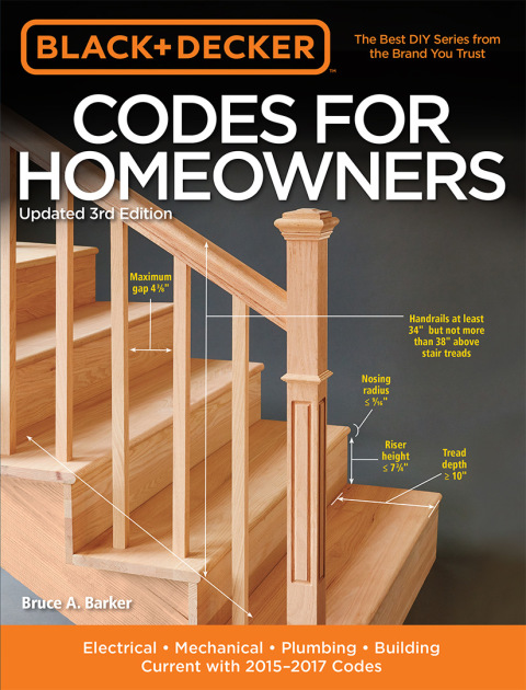 Black & Decker Codes for Homeowners, Updated Edition: Electrical - Mechanical - Plumbing - Building - Current with 2015-2017 Codes, 3rd  Edition - FULL INSTANT DOWNLOAD | PDF DOCX EPUB