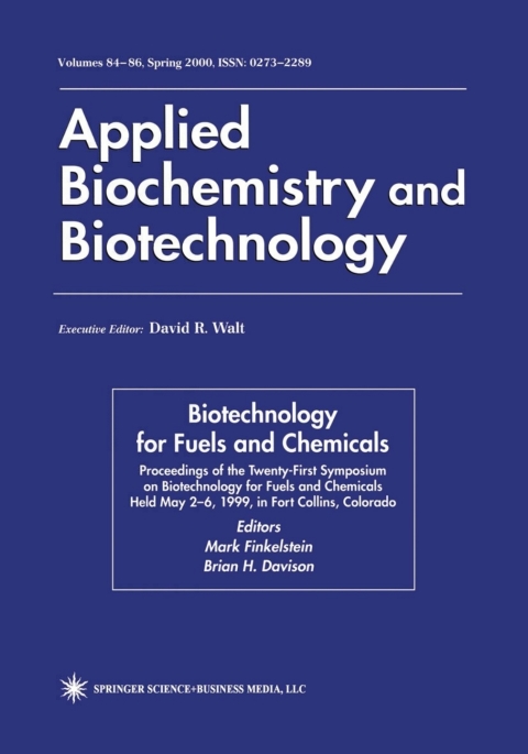 Twenty-First Symposium on Biotechnology for Fuels and Chemicals: Proceedings of the Twenty-First Symposium on Biotechnology for Fuels and Chemicals Held May 2–6, 1999, in Fort Collins, Colorado, 1st Edition - FULL INSTANT DOWNLOAD | PDF DOCX EPUB