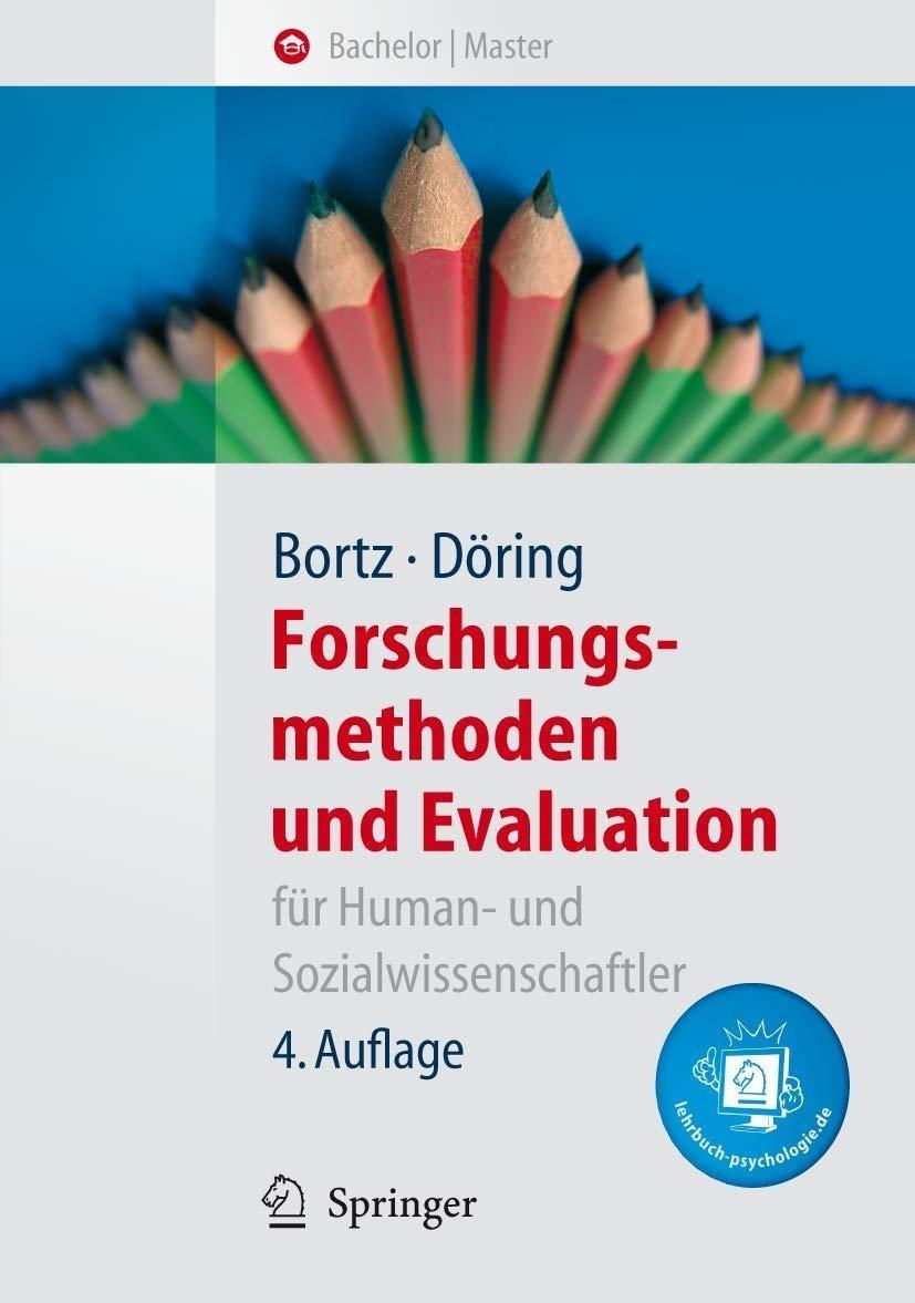 Forschungsmethoden und Evaluation für Human- und Sozialwissenschaftler: Limitierte Sonderausgabe, 4th Edition - FULL INSTANT DOWNLOAD | PDF DOCX EPUB