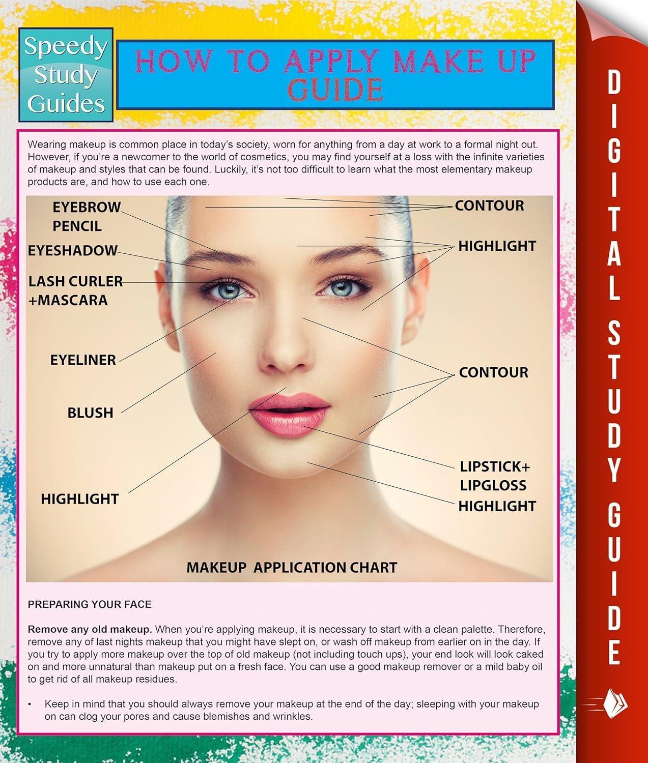 How To Apply Make Up Guide (Speedy Study Guide) - FULL INSTANT DOWNLOAD | PDF DOCX EPUB