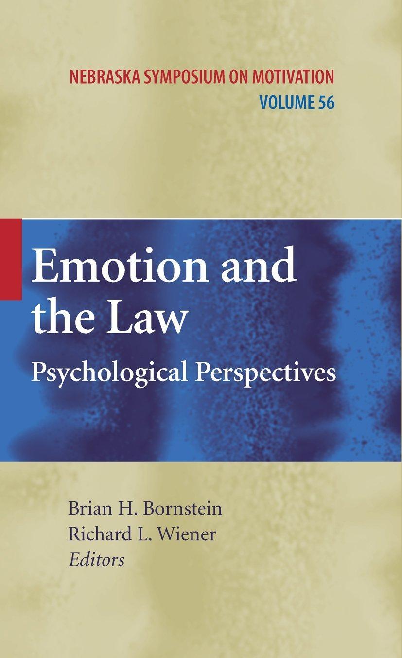 Emotion and the Law: Psychological Perspectives, 1st Edition - FULL INSTANT DOWNLOAD | PDF DOCX EPUB