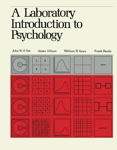 A Laboratory Introduction to Psychology - FULL INSTANT DOWNLOAD | PDF DOCX EPUB