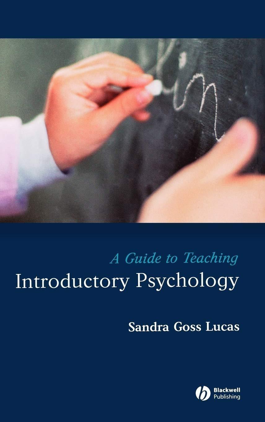 A Guide to Teaching Introductory Psychology, 1st Edition - FULL INSTANT DOWNLOAD | PDF DOCX EPUB