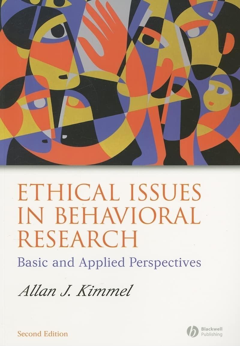 Ethical Issues in Behavioral Research: Basic and Applied Perspectives, 2nd Edition - FULL INSTANT DOWNLOAD | PDF DOCX EPUB