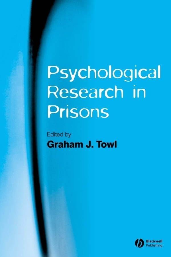 Psychological Research in Prisons, 1st Edition - FULL INSTANT DOWNLOAD | PDF DOCX EPUB