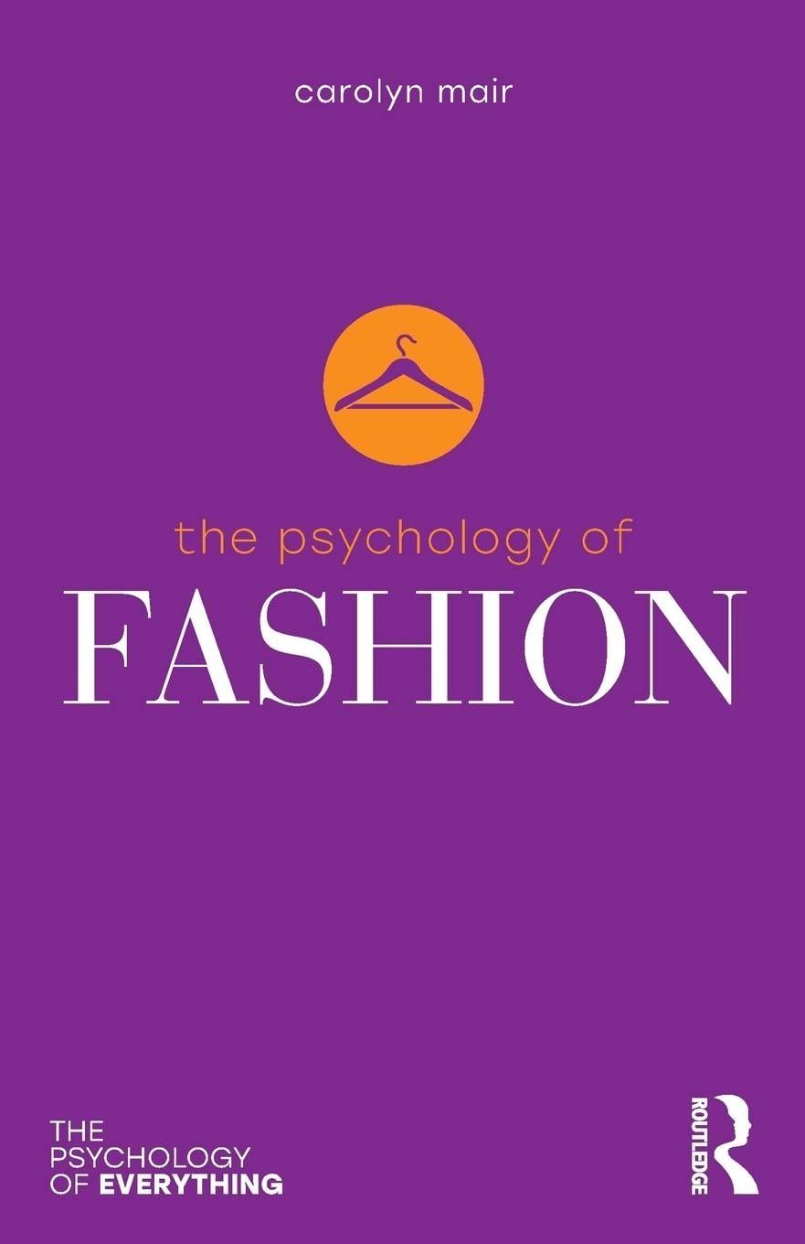 The Psychology of Fashion, 1st  Edition - FULL INSTANT DOWNLOAD | PDF DOCX EPUB
