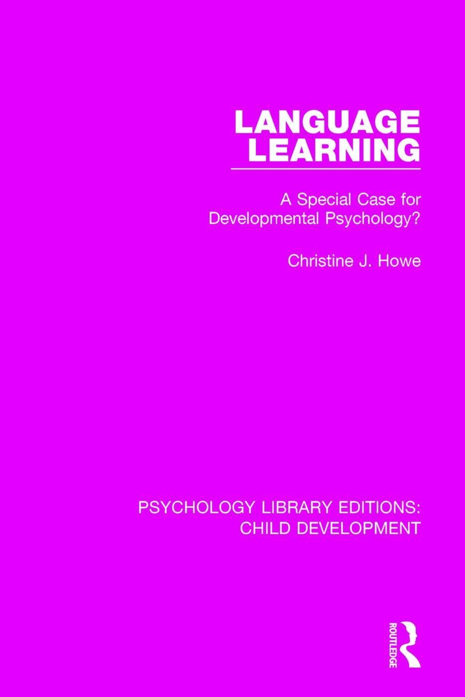 Language Learning: A Special Case for Developmental Psychology?, 1st Edition - FULL INSTANT DOWNLOAD | PDF DOCX EPUB