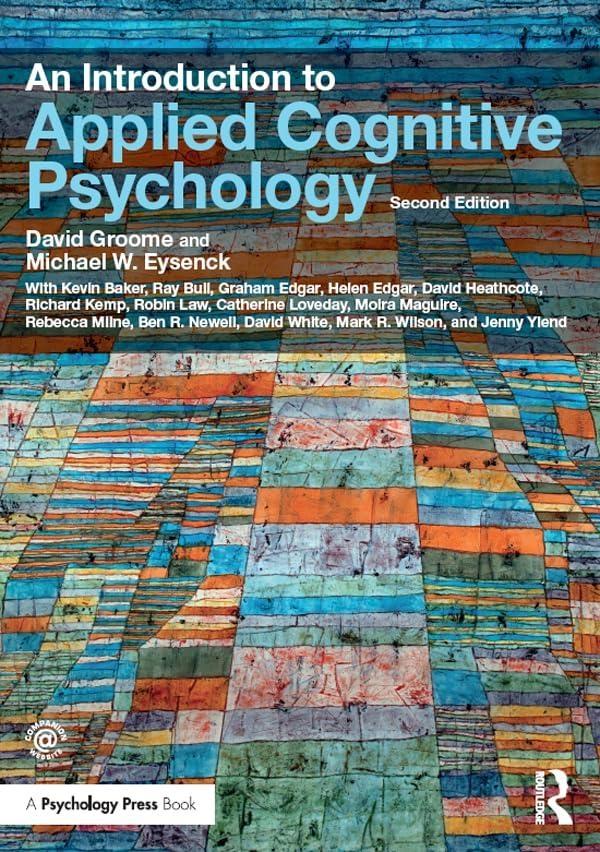 An Introduction to Applied Cognitive Psychology, 2nd Edition - FULL INSTANT DOWNLOAD | PDF DOCX EPUB