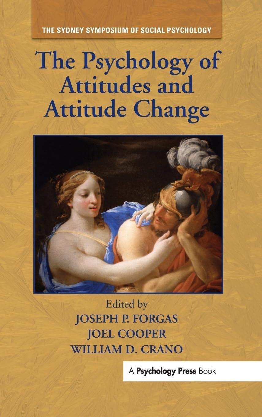 The Psychology of Attitudes and Attitude Change, 1st Edition - FULL INSTANT DOWNLOAD | PDF DOCX EPUB