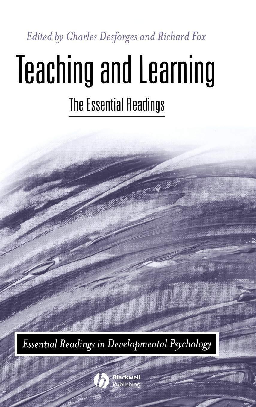 Teaching and Learning: The Essential Readings, 1st Edition - FULL INSTANT DOWNLOAD | PDF DOCX EPUB