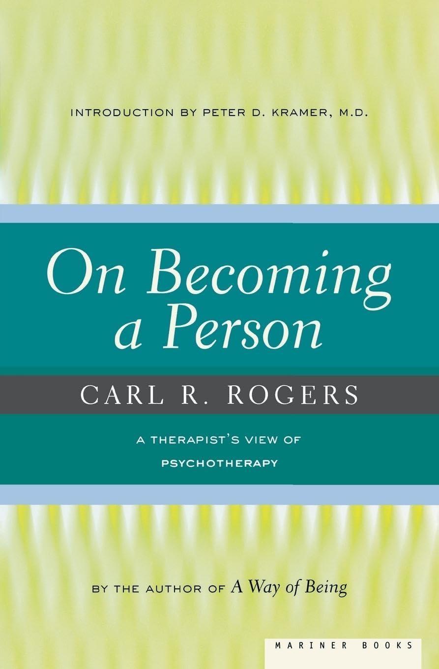 On Becoming A Person: A Therapist's View of Psychotherapy - FULL INSTANT DOWNLOAD | PDF DOCX EPUB