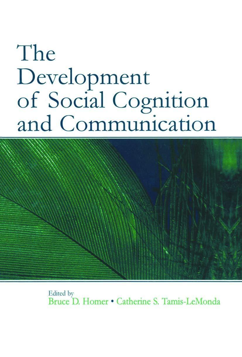 The Development of Social Cognition and Communication, 1st Edition - FULL INSTANT DOWNLOAD | PDF DOCX EPUB