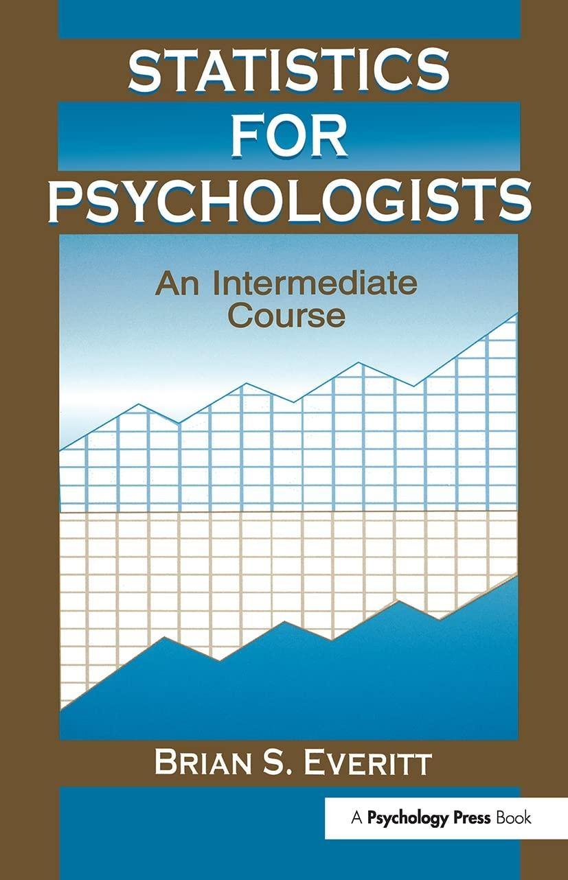Statistics for Psychologists: An Intermediate Course, 1st Edition - FULL INSTANT DOWNLOAD | PDF DOCX EPUB