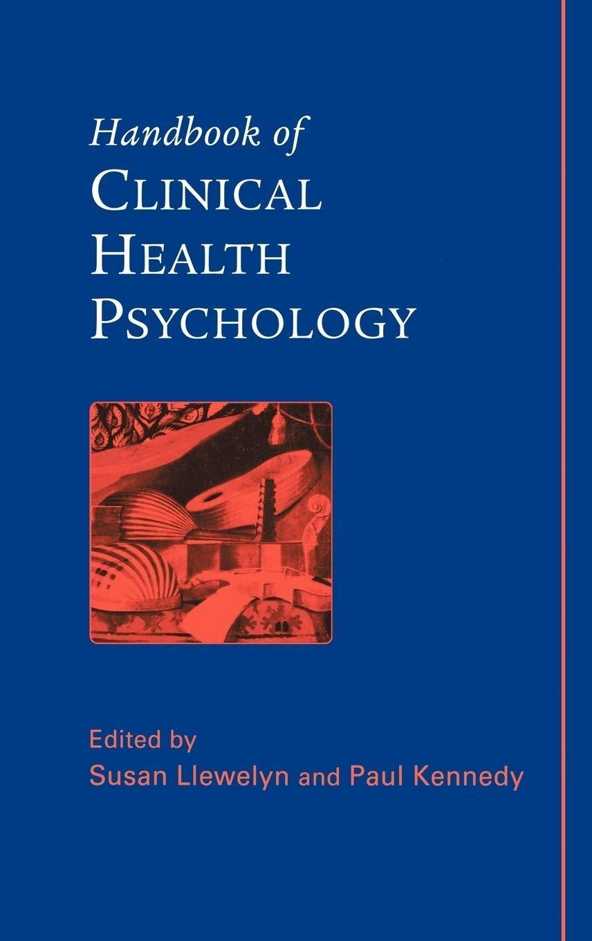 Handbook of Clinical Health Psychology, 1st Edition - FULL INSTANT DOWNLOAD | PDF DOCX EPUB