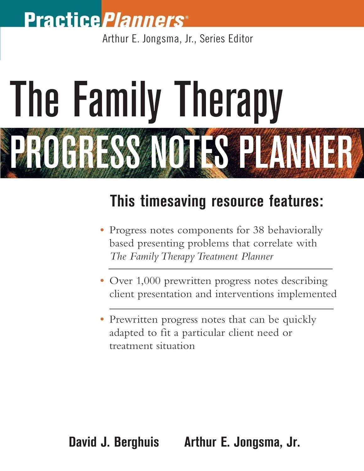 The Family Therapy Progress Notes Planner, 1st Edition - FULL INSTANT DOWNLOAD | PDF DOCX EPUB