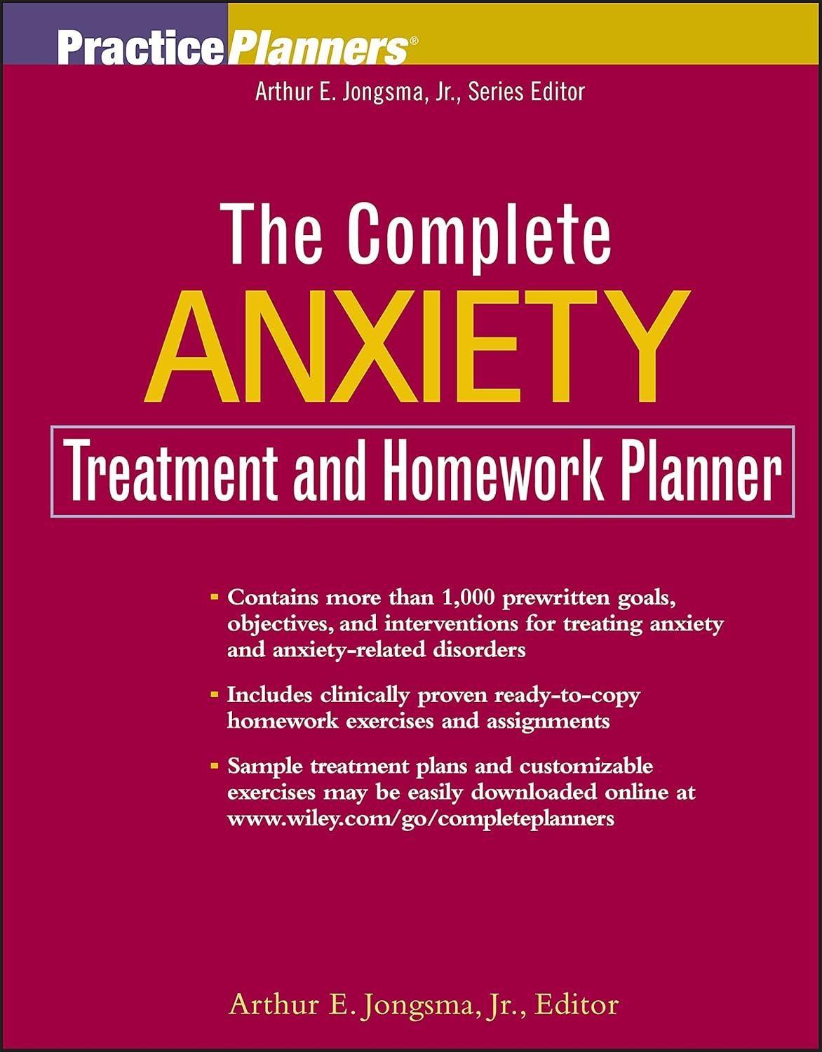 The Complete Anxiety Treatment and Homework Planner, 1st Edition - FULL INSTANT DOWNLOAD | PDF DOCX EPUB