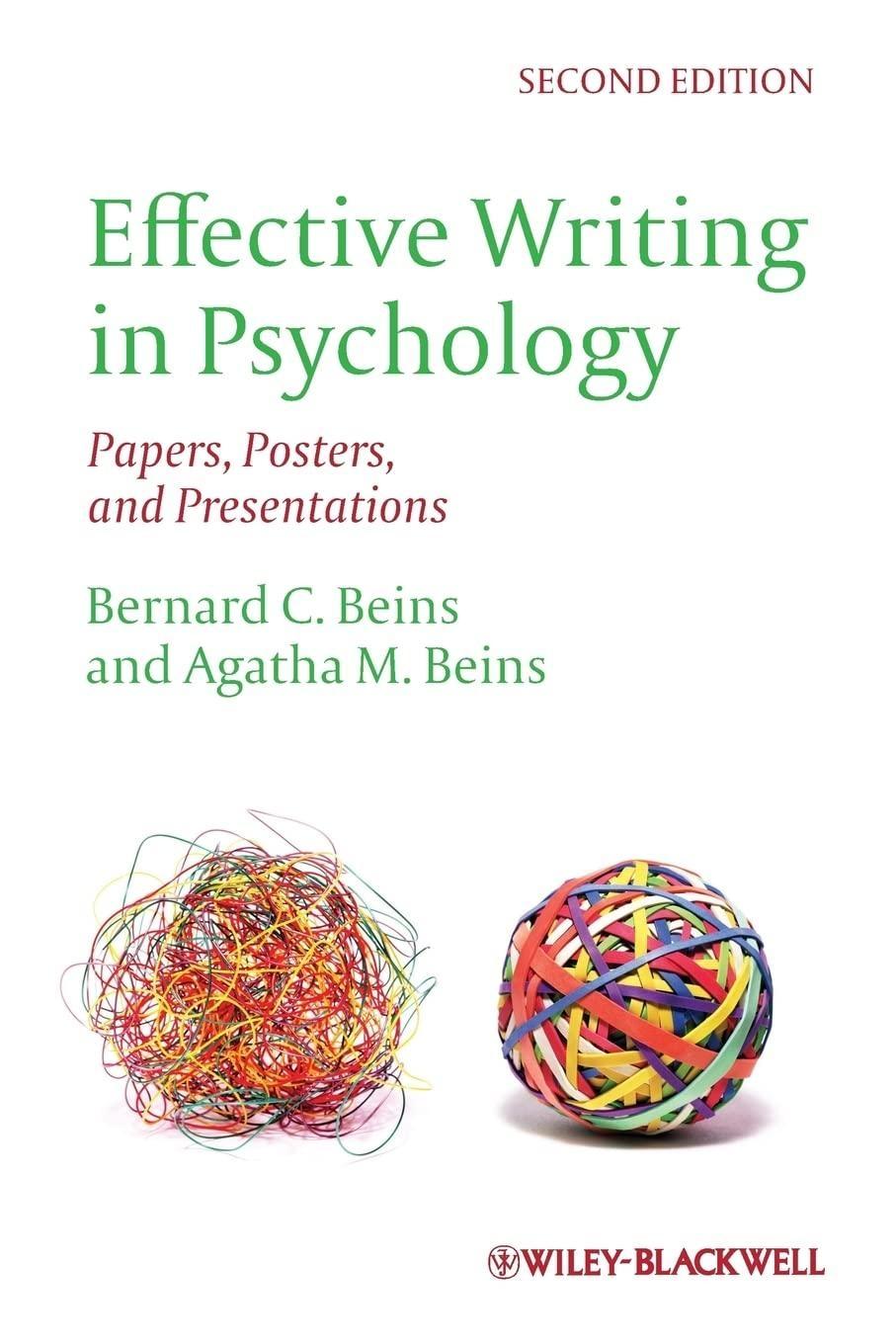 Effective Writing in Psychology: Papers, Posters, and Presentations, 2nd Edition - FULL INSTANT DOWNLOAD | PDF DOCX EPUB