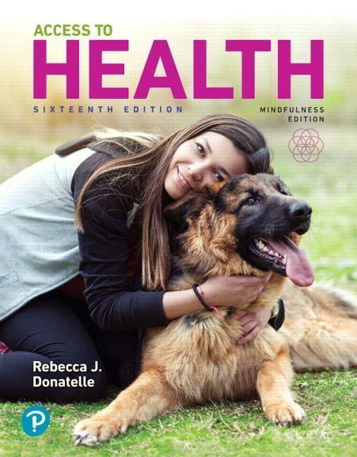 Mastering Health with Pearson eText Access Code + MyDietAnalysis for Access to Health, 16th Edition - FULL INSTANT DOWNLOAD | PDF DOCX EPUB