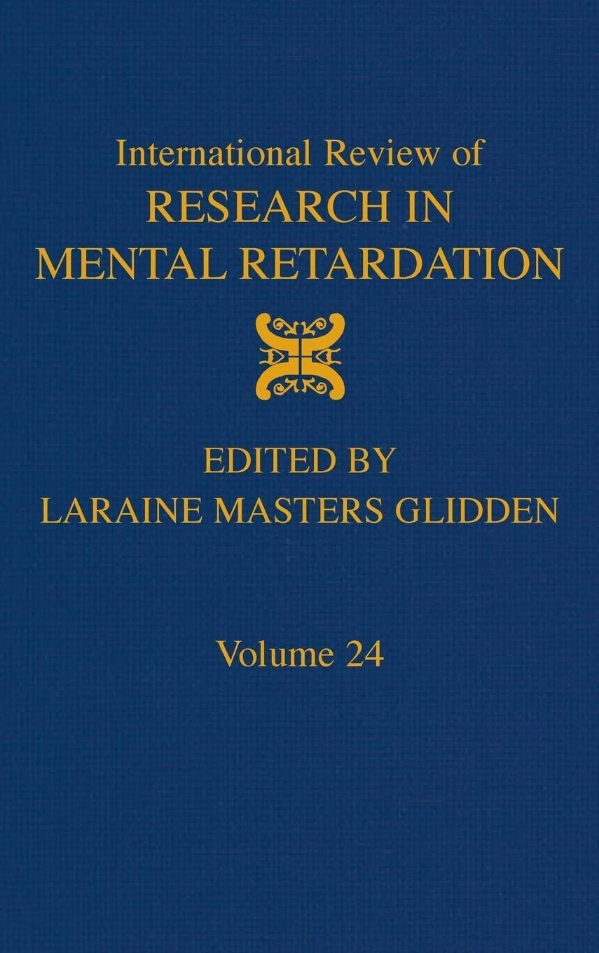 International Review of Research in Mental Retardation - FULL INSTANT DOWNLOAD | PDF DOCX EPUB