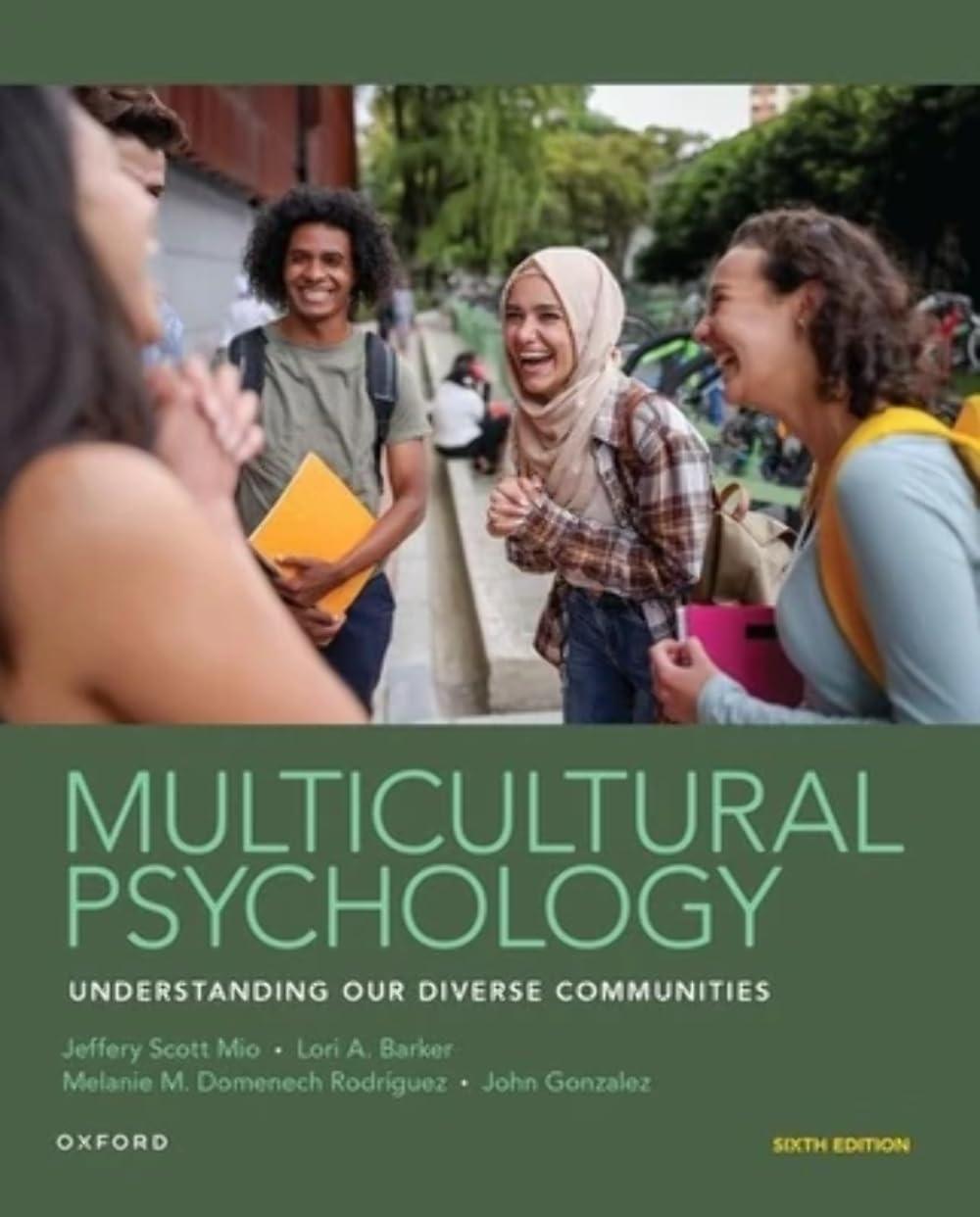 Multicultural Psychology, 6th Edition - FULL INSTANT DOWNLOAD | PDF DOCX EPUB