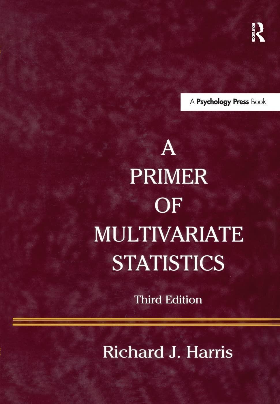 A Primer of Multivariate Statistics, 3rd Edition - FULL INSTANT DOWNLOAD | PDF DOCX EPUB