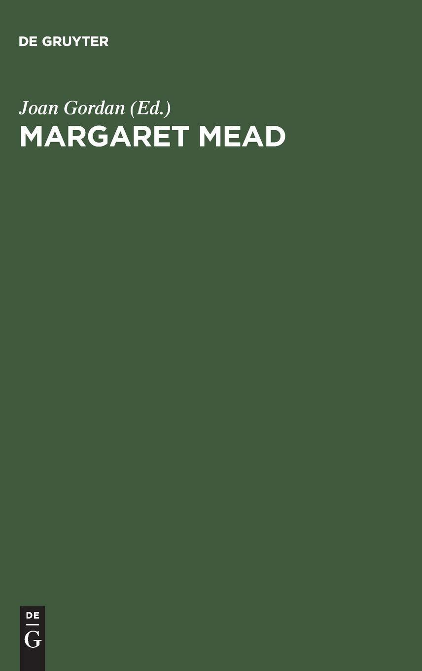 Margaret Mead: The Complete Bibliography 1925–1975, 1st Edition - FULL INSTANT DOWNLOAD | PDF DOCX EPUB