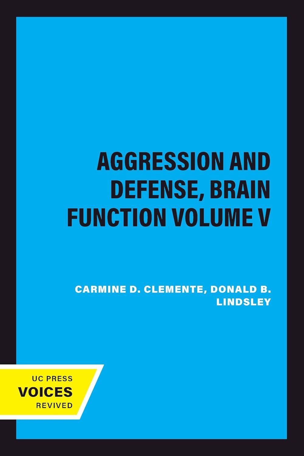 Aggression and Defense, Brain Function Volume V, 1st Edition - FULL INSTANT DOWNLOAD | PDF DOCX EPUB