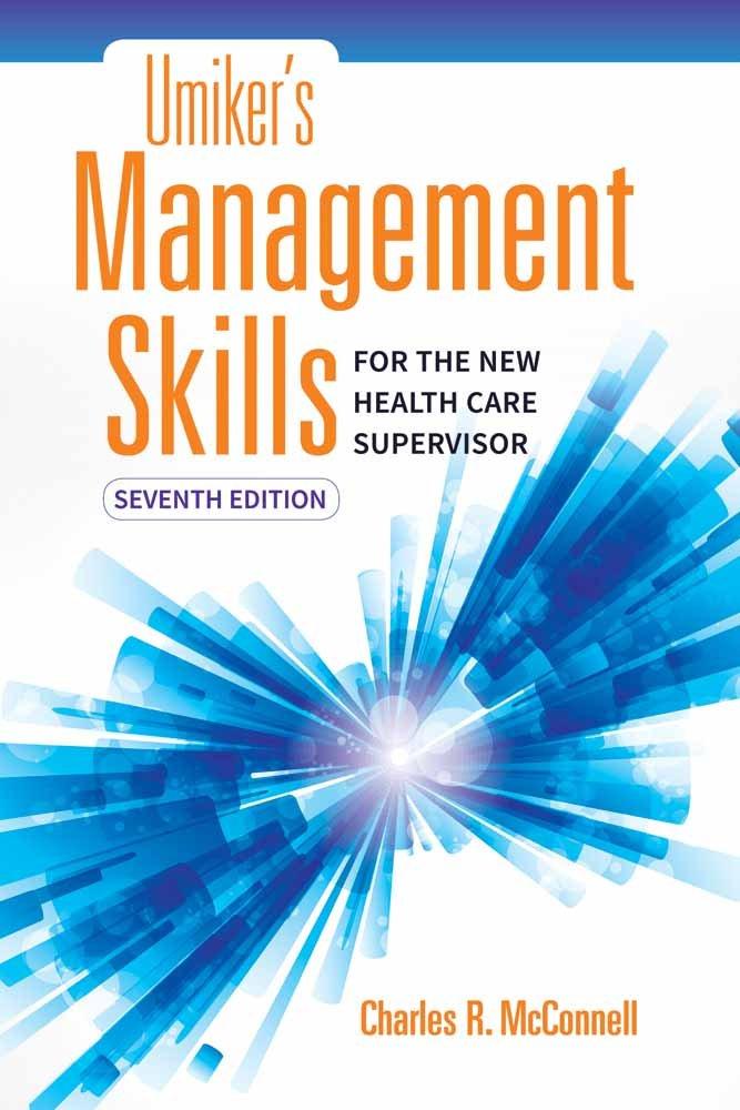 Umiker's Management Skills for the New Health Care Supervisor - FULL INSTANT DOWNLOAD | PDF DOCX EPUB