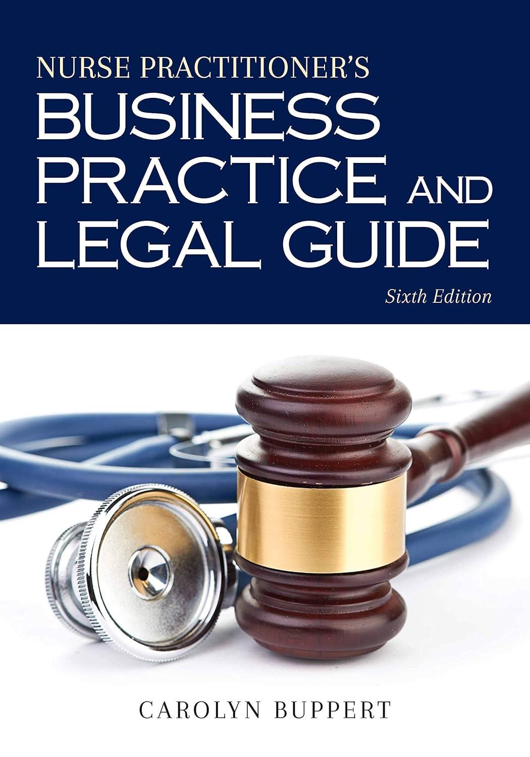 Nurse Practitioner's Business Practice and Legal Guide - FULL INSTANT DOWNLOAD | PDF DOCX EPUB