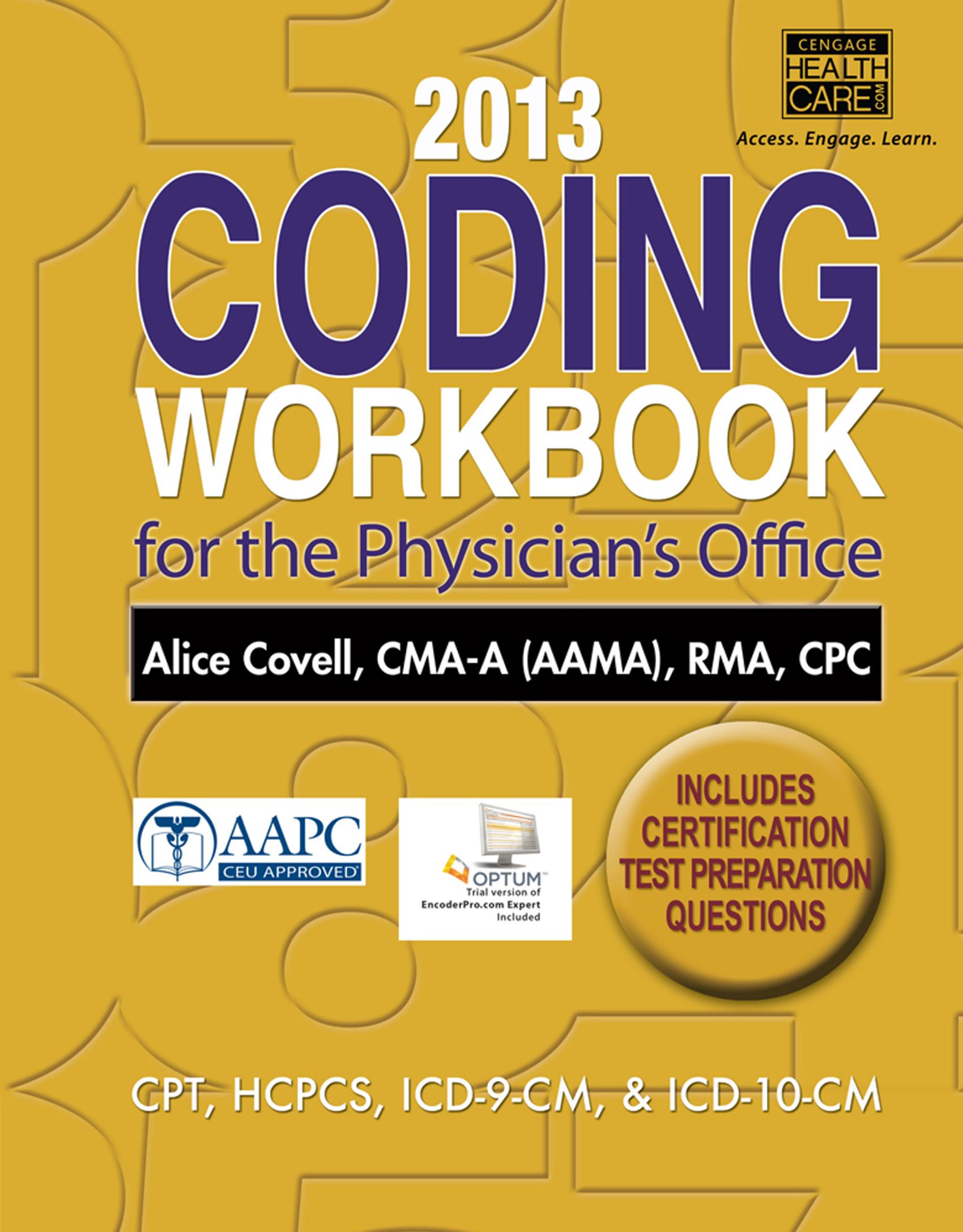2015 Coding Workbook for the Physician's Office (with Cengage EncoderPro.com Demo Printed Access Card) - FULL INSTANT DOWNLOAD | PDF DOCX EPUB