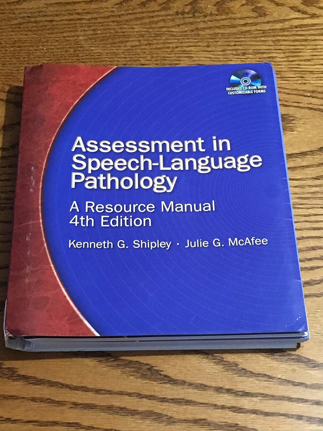 Assessment in Speech-Language Pathology: A Resource Manual - FULL INSTANT DOWNLOAD | PDF DOCX EPUB