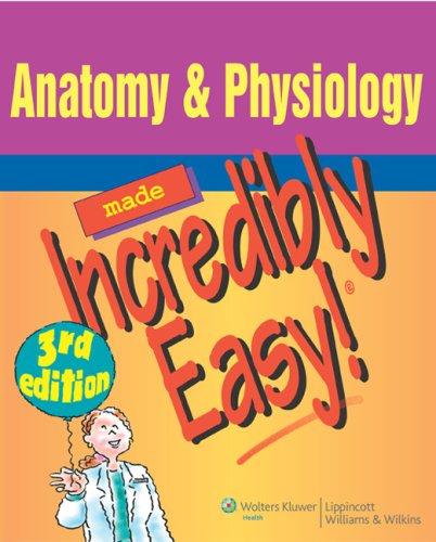 Anatomy & Physiology Made Incredibly Easy - FULL INSTANT DOWNLOAD | PDF DOCX EPUB
